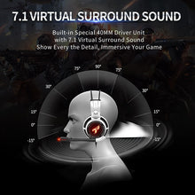 Load image into Gallery viewer, Somic G941 Gaming Headset 7.1 Virtual Surround Sound Headphone with Microphone Stereo headphones vibrate for PC computer Laptop
