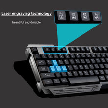 Load image into Gallery viewer, 2.4G Wireless Connection Gaming Keyboard & Mouse Set Splashproof Auto Sleep Long Battery Life for Office Home computer gamer