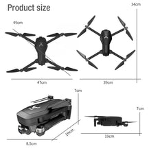 Загрузить изображение в средство просмотра галереи, SG906/SG906 Pro 2 drone 4k HD mechanical 3-Axis gimbal camera 5G wifi gps system supports TF card drones distance 1.2km