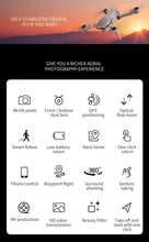 Load image into Gallery viewer, F3 drone GPS 4K 5G WiFi live video FPV quadrotor flight 25 minutes rc distance 500m drone HD wide-angle dual camera