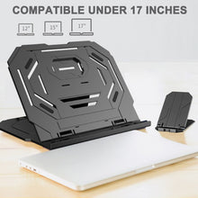 Load image into Gallery viewer, Adjustable Laptop Stand Computer Desk Tablet Notebook Holder Bracket Standing Desk Accessories QJY99