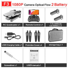 Load image into Gallery viewer, F3 drone GPS 4K 5G WiFi live video FPV quadrotor flight 25 minutes rc distance 500m drone HD wide-angle dual camera