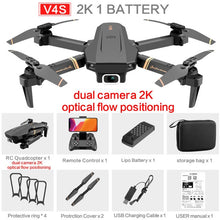 Load image into Gallery viewer, V4 Rc Drone 4k HD Wide Angle Camera 1080P WiFi fpv Drone Dual Camera Quadcopter Real-time transmission Helicopter Toys