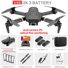 Load image into Gallery viewer, V4 Rc Drone 4k HD Wide Angle Camera 1080P WiFi fpv Drone Dual Camera Quadcopter Real-time transmission Helicopter Toys