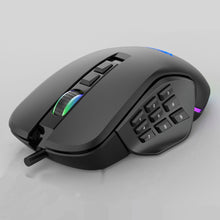 Görseli Galeri görüntüleyiciye yükleyin, AULA RGB Gaming Mouse 10000 DPI Side Buttons Macro Programmable Ergonomic 14 Key Wired USB Backlit Gamer Mice for Laptop Desktop