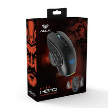 Görseli Galeri görüntüleyiciye yükleyin, AULA RGB Gaming Mouse 10000 DPI Side Buttons Macro Programmable Ergonomic 14 Key Wired USB Backlit Gamer Mice for Laptop Desktop