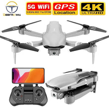 Load image into Gallery viewer, F3 drone GPS 4K 5G WiFi live video FPV quadrotor flight 25 minutes rc distance 500m drone HD wide-angle dual camera