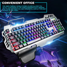 Load image into Gallery viewer, PK-900 104 Keys USB Wired Backlit Mechanical-Handfeel Backlight Gaming Keyboard for Gamer Computer PC Laptop