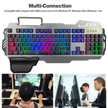 Load image into Gallery viewer, PK-900 104 Keys USB Wired Backlit Mechanical-Handfeel Backlight Gaming Keyboard for Gamer Computer PC Laptop