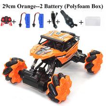 Load image into Gallery viewer, 2.4Ghz 4WD Rock Crawler RC Car Watch Gravity Induction Car Toy Remote Gesture Control Drift Car Radio Control Stunt Toys 3755