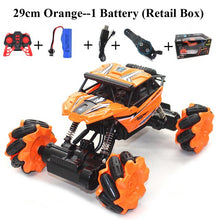 Load image into Gallery viewer, 2.4Ghz 4WD Rock Crawler RC Car Watch Gravity Induction Car Toy Remote Gesture Control Drift Car Radio Control Stunt Toys 3755