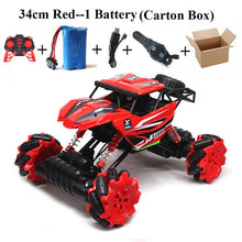 Load image into Gallery viewer, 2.4Ghz 4WD Rock Crawler RC Car Watch Gravity Induction Car Toy Remote Gesture Control Drift Car Radio Control Stunt Toys 3755