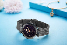 Load image into Gallery viewer, 2020 New Starry Sky Women's Watch WWOOR Fashion Elegant High-end Black Ladies Quartz Wristwatch Luxury Dress Gifts Women Watches