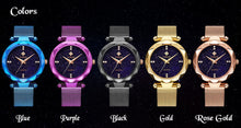 Load image into Gallery viewer, 2020 New Starry Sky Women's Watch WWOOR Fashion Elegant High-end Black Ladies Quartz Wristwatch Luxury Dress Gifts Women Watches