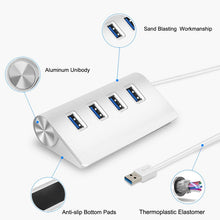 Load image into Gallery viewer, USB 3.0 HUB 4 7 Port Multi USB Splitter Power Adapter High Speed For Macbook Pro Air PC Computer Accessories Adaptador USB Hab