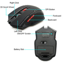 Load image into Gallery viewer, 2.4GHz Wireless Mice With USB Receiver Gamer 2000DPI Mouse For Computer PC Laptop Mouse