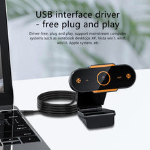 Load image into Gallery viewer, 1080P Webcam Full HD Web Camera With Built-in Microphone USB Plug Web Cam For PC Computer Laptop Desktop YouTube Skype Win10