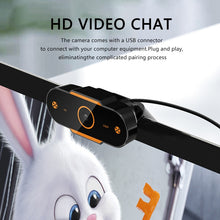 Load image into Gallery viewer, 1080P Webcam Full HD Web Camera With Built-in Microphone USB Plug Web Cam For PC Computer Laptop Desktop YouTube Skype Win10
