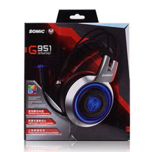 Load image into Gallery viewer, SOMIC G951 Gaming Headphones LED Headset Vibration USB headphone for Computer PC Laptop PS4 gamer earphone
