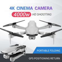 Load image into Gallery viewer, F3 drone GPS 4K 5G WiFi live video FPV quadrotor flight 25 minutes rc distance 500m drone HD wide-angle dual camera
