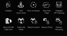 Load image into Gallery viewer, SG906/SG906 Pro 2 drone 4k HD mechanical 3-Axis gimbal camera 5G wifi gps system supports TF card drones distance 1.2km
