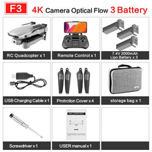 Load image into Gallery viewer, F3 drone GPS 4K 5G WiFi live video FPV quadrotor flight 25 minutes rc distance 500m drone HD wide-angle dual camera
