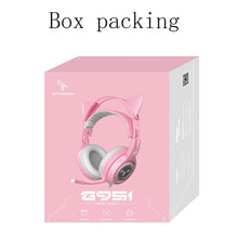 Load image into Gallery viewer, SOMiC G951S Gaming Headset Gamer Pink Cat Ear Headphones for PS4 Xbox Phone PC With Microphone 3.5mm Gaming Overear Gamer

