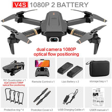 Load image into Gallery viewer, V4 Rc Drone 4k HD Wide Angle Camera 1080P WiFi fpv Drone Dual Camera Quadcopter Real-time transmission Helicopter Toys
