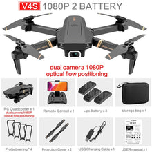 Load image into Gallery viewer, V4 Rc Drone 4k HD Wide Angle Camera 1080P WiFi fpv Drone Dual Camera Quadcopter Real-time transmission Helicopter Toys
