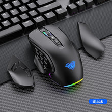 Load image into Gallery viewer, AULA RGB Gaming Mouse 10000 DPI Side Buttons Macro Programmable Ergonomic 14 Key Wired USB Backlit Gamer Mice for Laptop Desktop
