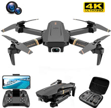 Load image into Gallery viewer, V4 Rc Drone 4k HD Wide Angle Camera 1080P WiFi fpv Drone Dual Camera Quadcopter Real-time transmission Helicopter Toys
