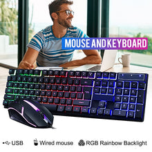 Load image into Gallery viewer, PK-900 104 Keys USB Wired Backlit Mechanical-Handfeel Backlight Gaming Keyboard for Gamer Computer PC Laptop
