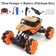 Load image into Gallery viewer, 2.4Ghz 4WD Rock Crawler RC Car Watch Gravity Induction Car Toy Remote Gesture Control Drift Car Radio Control Stunt Toys 3755

