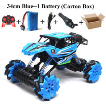Load image into Gallery viewer, 2.4Ghz 4WD Rock Crawler RC Car Watch Gravity Induction Car Toy Remote Gesture Control Drift Car Radio Control Stunt Toys 3755

