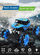 Load image into Gallery viewer, 2.4Ghz 4WD Rock Crawler RC Car Watch Gravity Induction Car Toy Remote Gesture Control Drift Car Radio Control Stunt Toys 3755
