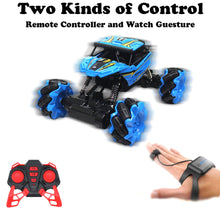 Load image into Gallery viewer, 2.4Ghz 4WD Rock Crawler RC Car Watch Gravity Induction Car Toy Remote Gesture Control Drift Car Radio Control Stunt Toys 3755
