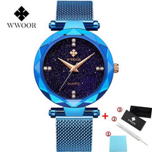 Load image into Gallery viewer, 2020 New Starry Sky Women's Watch WWOOR Fashion Elegant High-end Black Ladies Quartz Wristwatch Luxury Dress Gifts Women Watches
