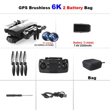 Load image into Gallery viewer, FEMA S4 Camera Drone GPS 4K Professional pro 6K HD 5G FPV Long Distance Brushless RC Quadcopter Dron PK L900 SG108
