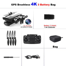 Load image into Gallery viewer, FEMA S4 Camera Drone GPS 4K Professional pro 6K HD 5G FPV Long Distance Brushless RC Quadcopter Dron PK L900 SG108
