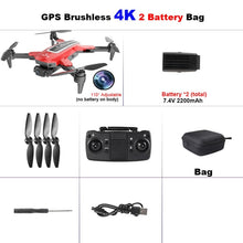 Load image into Gallery viewer, FEMA S4 Camera Drone GPS 4K Professional pro 6K HD 5G FPV Long Distance Brushless RC Quadcopter Dron PK L900 SG108
