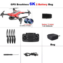 Load image into Gallery viewer, FEMA S4 Camera Drone GPS 4K Professional pro 6K HD 5G FPV Long Distance Brushless RC Quadcopter Dron PK L900 SG108
