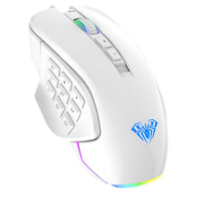 Load image into Gallery viewer, AULA RGB Gaming Mouse 10000 DPI Side Buttons Macro Programmable Ergonomic 14 Key Wired USB Backlit Gamer Mice for Laptop Desktop

