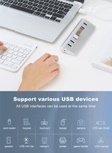 Load image into Gallery viewer, USB 3.0 HUB 4 7 Port Multi USB Splitter Power Adapter High Speed For Macbook Pro Air PC Computer Accessories Adaptador USB Hab
