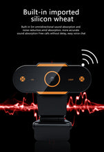 Load image into Gallery viewer, 1080P Webcam Full HD Web Camera With Built-in Microphone USB Plug Web Cam For PC Computer Laptop Desktop YouTube Skype Win10
