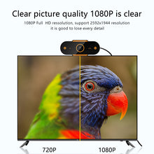 Load image into Gallery viewer, 1080P Webcam Full HD Web Camera With Built-in Microphone USB Plug Web Cam For PC Computer Laptop Desktop YouTube Skype Win10
